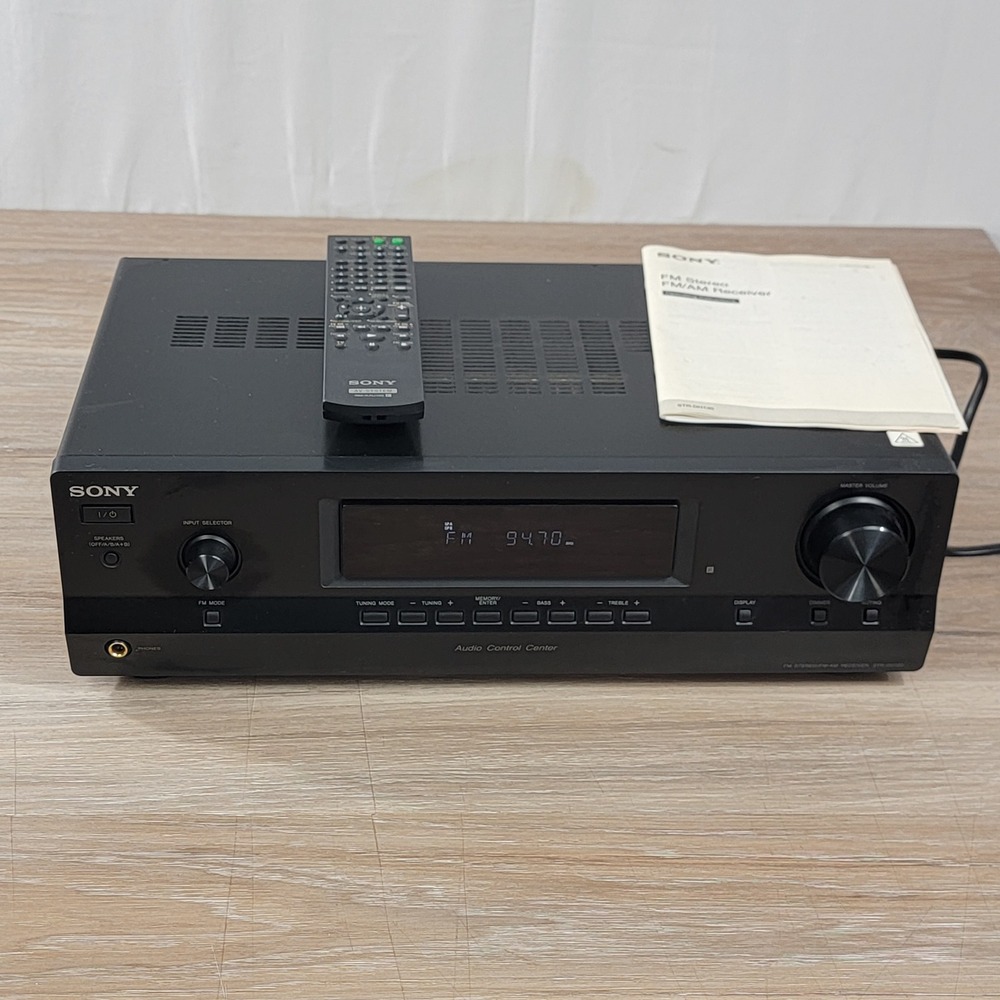 Sony STR-DH130 2-Channel Stereo Receiver Black with Remote and Manual